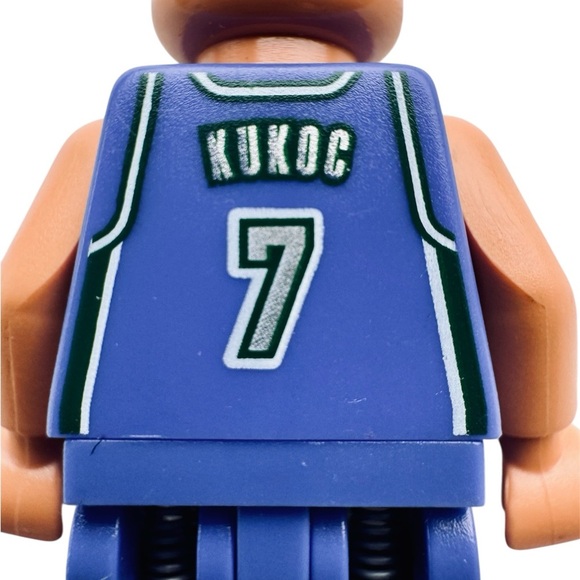 LEGO Sports Minifigure NBA Toni Kukoč #7 Milwaukee Bucks - Picture 4 of 4